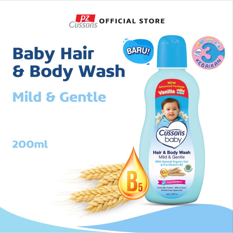 Sabun Cusson Baby Hair And Body Wash Wash Mild Gentle Cussons Hair