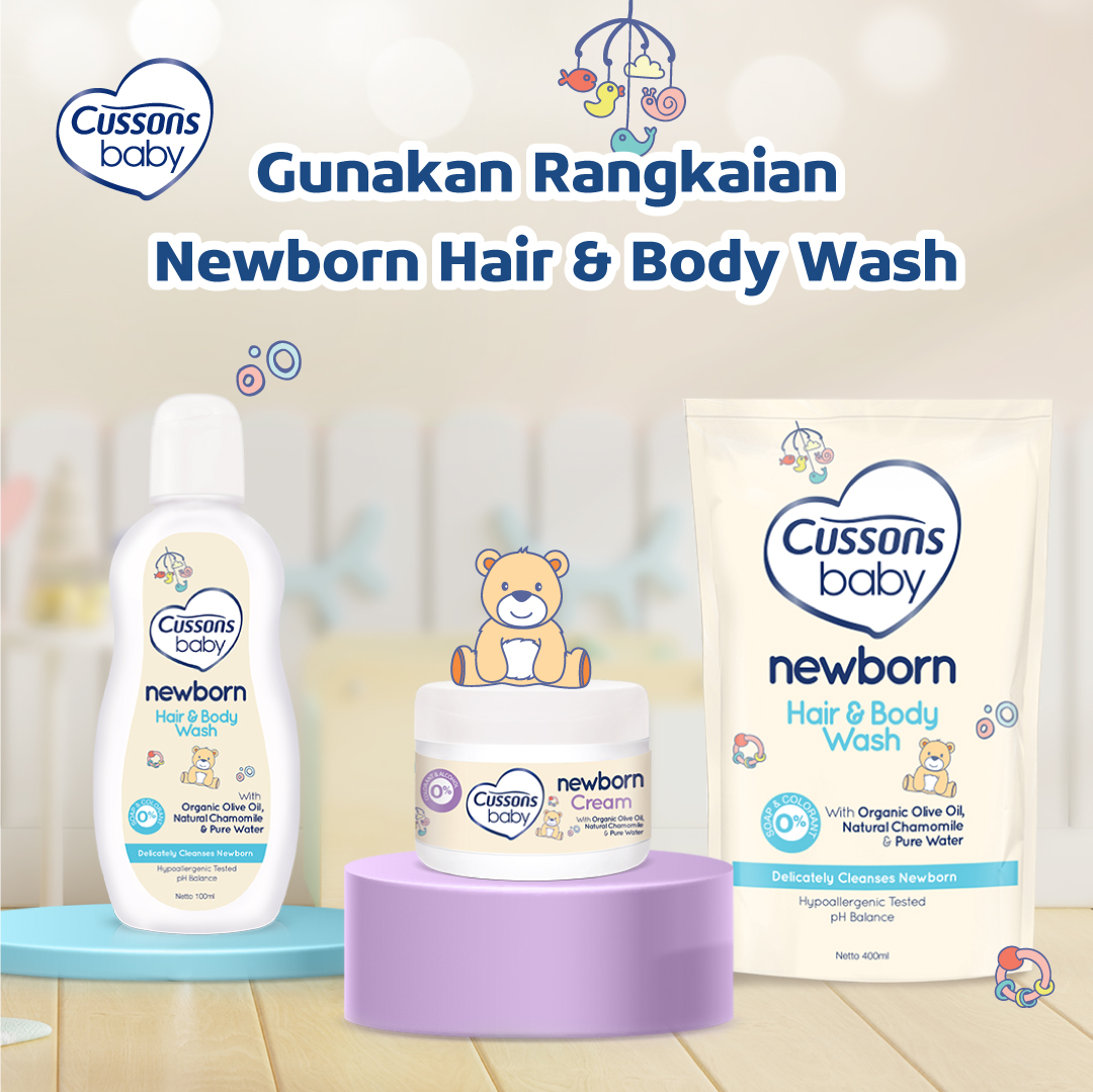 Sabun Cusson Baby Newborn Hair And Body Wash Cussons Baby Newborn Hair Body  Wash Sabun Bayi 2in1 200ml
