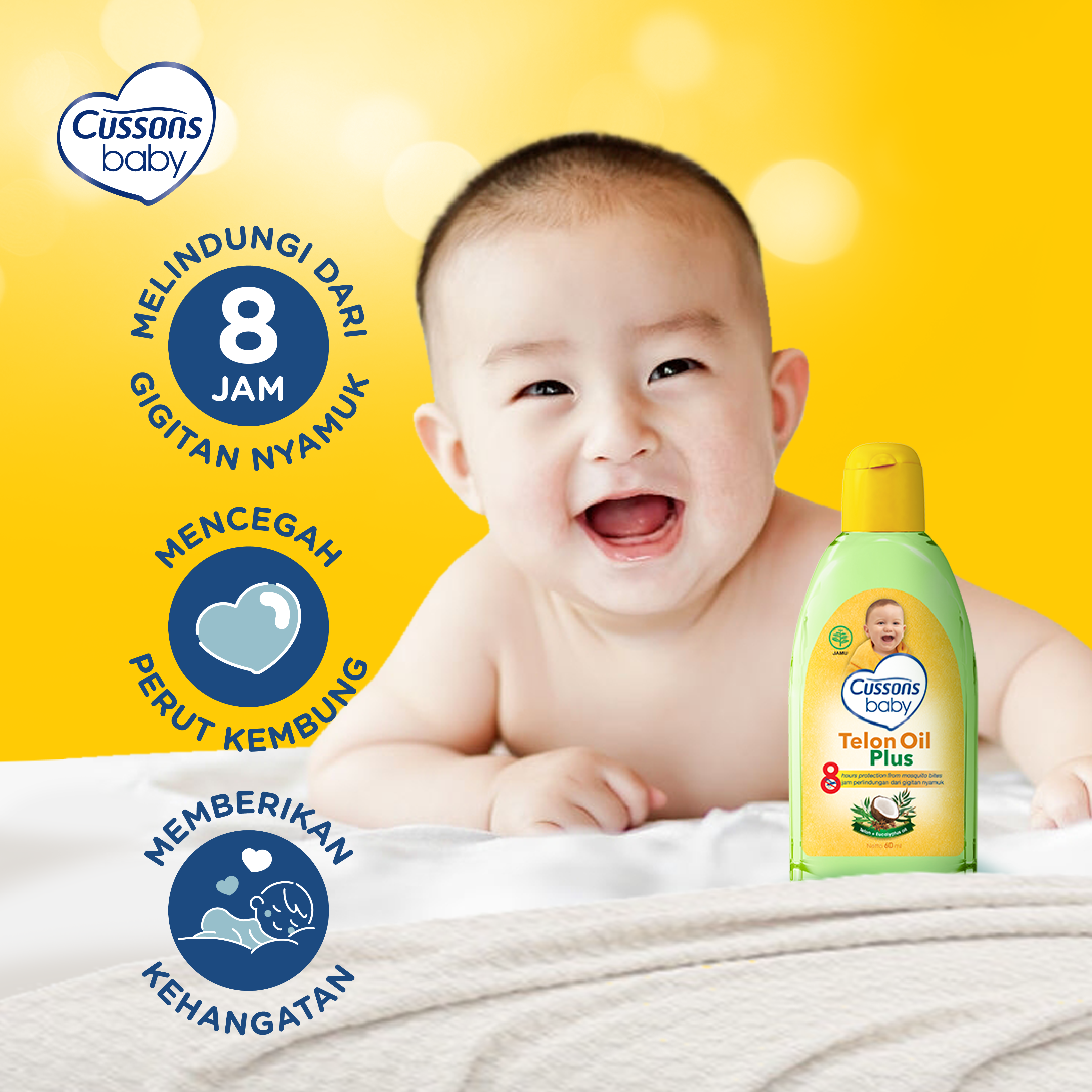 Cussons baby clearance telon oil plus