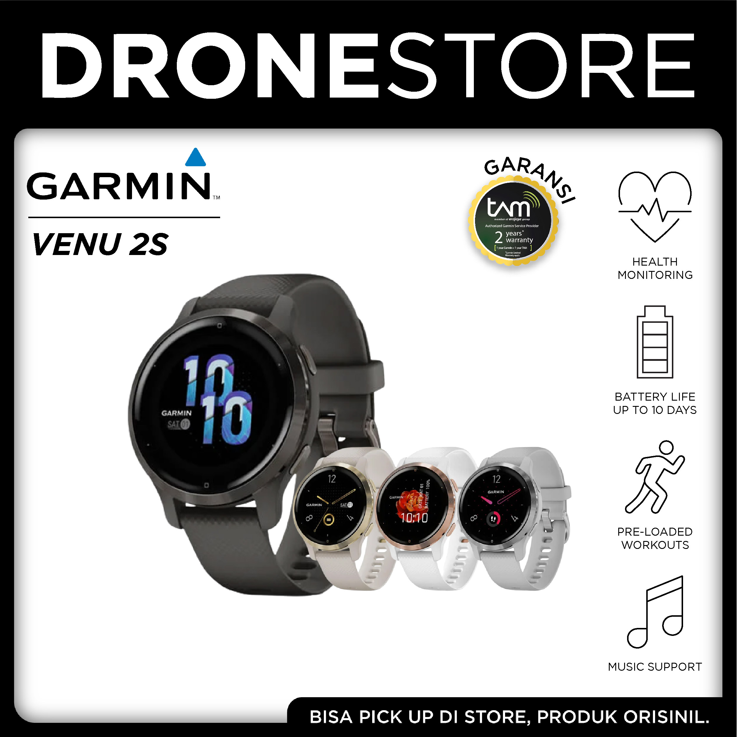 Garmin venu 2s battery Clearance