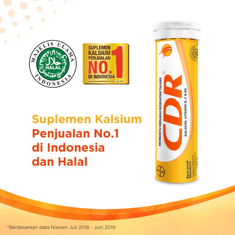 Jual Fs - Cdr Suplemen Kalsium Rasa Jeruk [40 Tablet] Di Seller Bayer ...