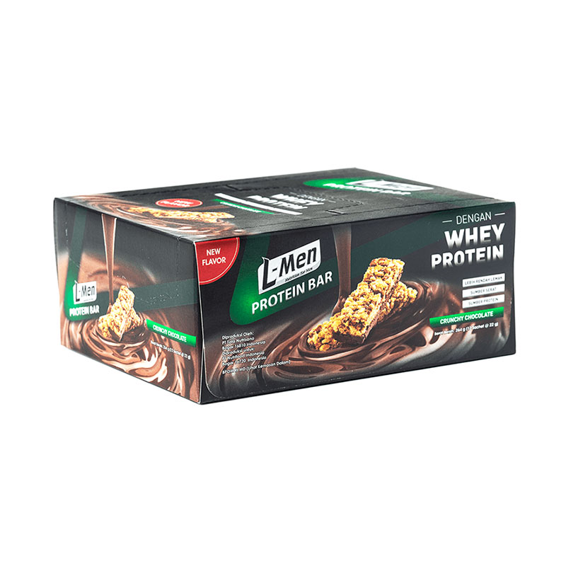 Jual L-Men Crunchy Chocolate Bar [12 Bar] Murah April 2020
