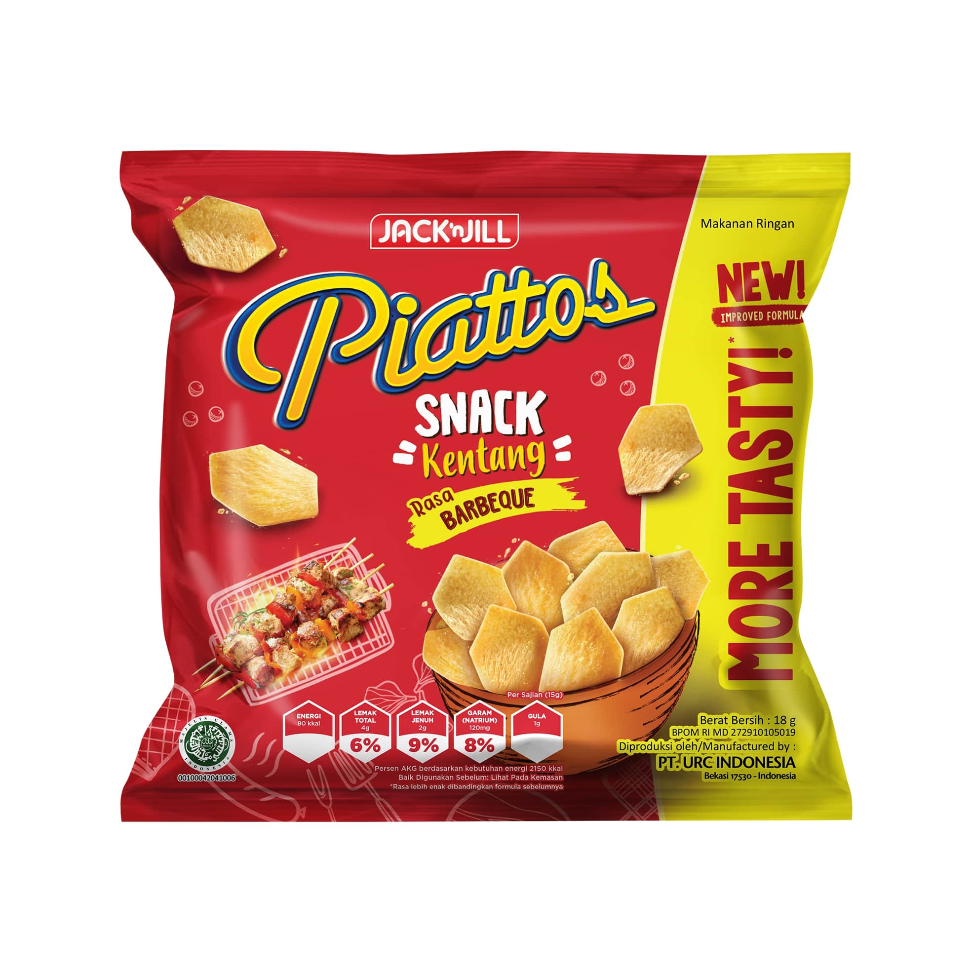Promo Piattos Barbeque Snack 18 G Diskon 20 Di Seller Urc Store