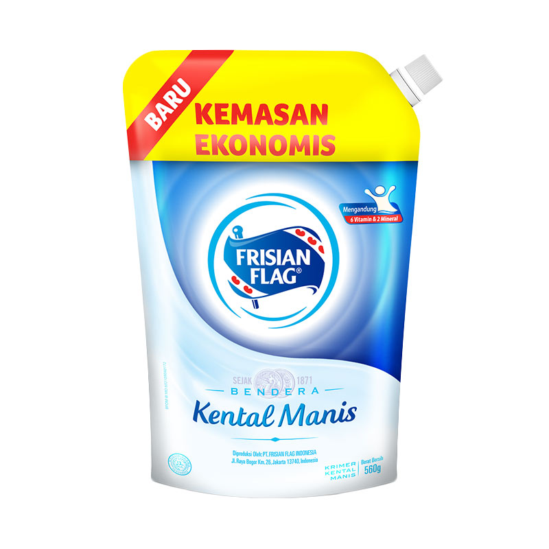 Jual Frisian Flag Susu Kental Manis 560 G Kemasan Pouch Terbaru Juli 2021 Blibli