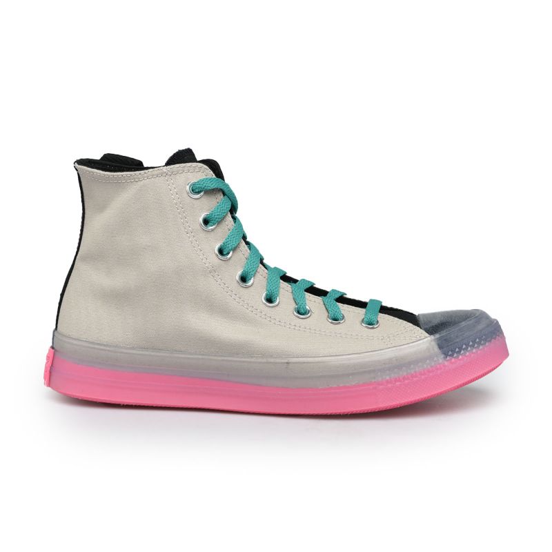 pink and black chuck taylors