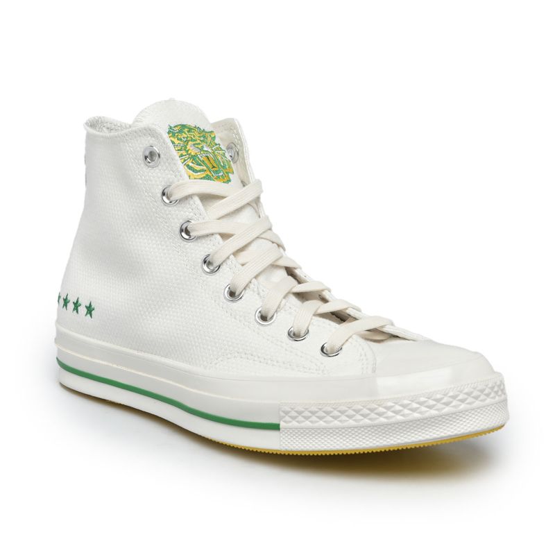 Converse white hotsell green
