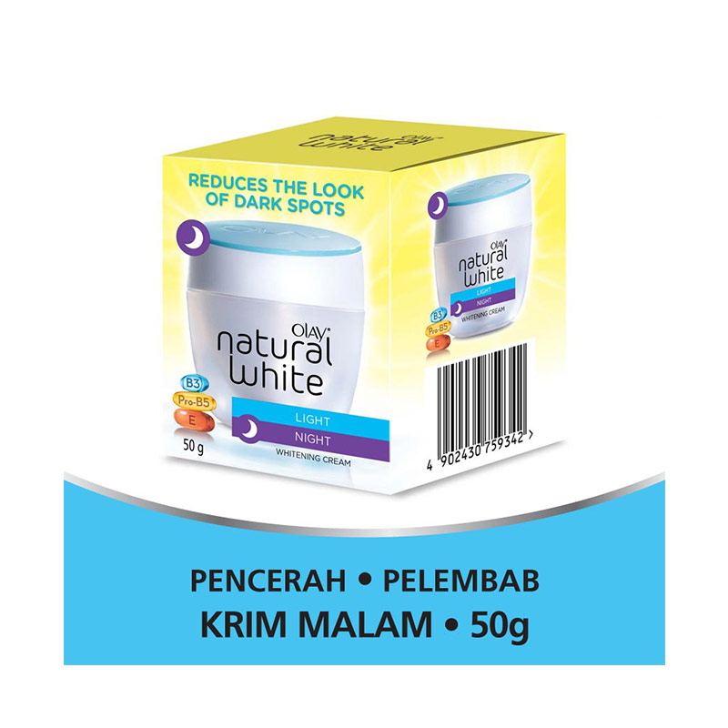 Jual Olay Natural White Light Night Krim Pencerah Wajah