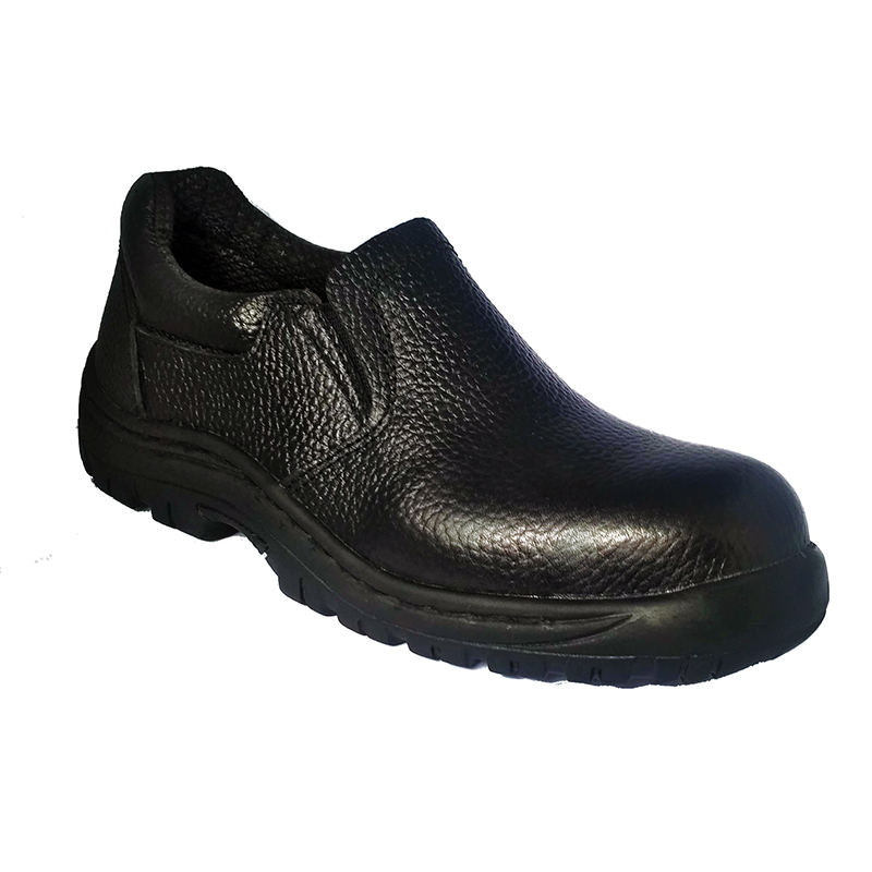 Promo Sepatu Safety Kulit Handymen NBR 302 Dress Safety Shoes Black