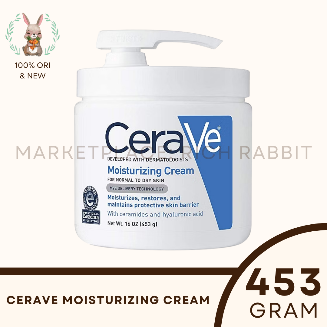 Jual CeraVe Moisturizing Cream Ceramides Hyaluronic acid Moisturizer