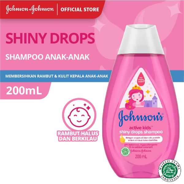 Jual Johnson's Baby Active Kids Shiny Drops Shampoo 200 ml di Seller Johnson & Johnson Official