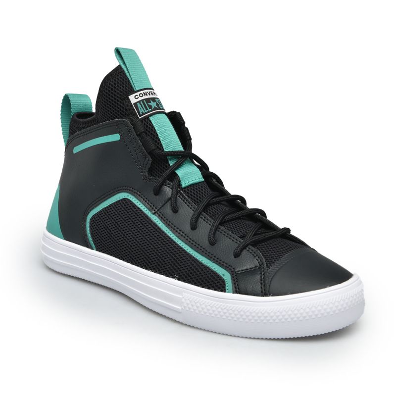 Converse black green deals