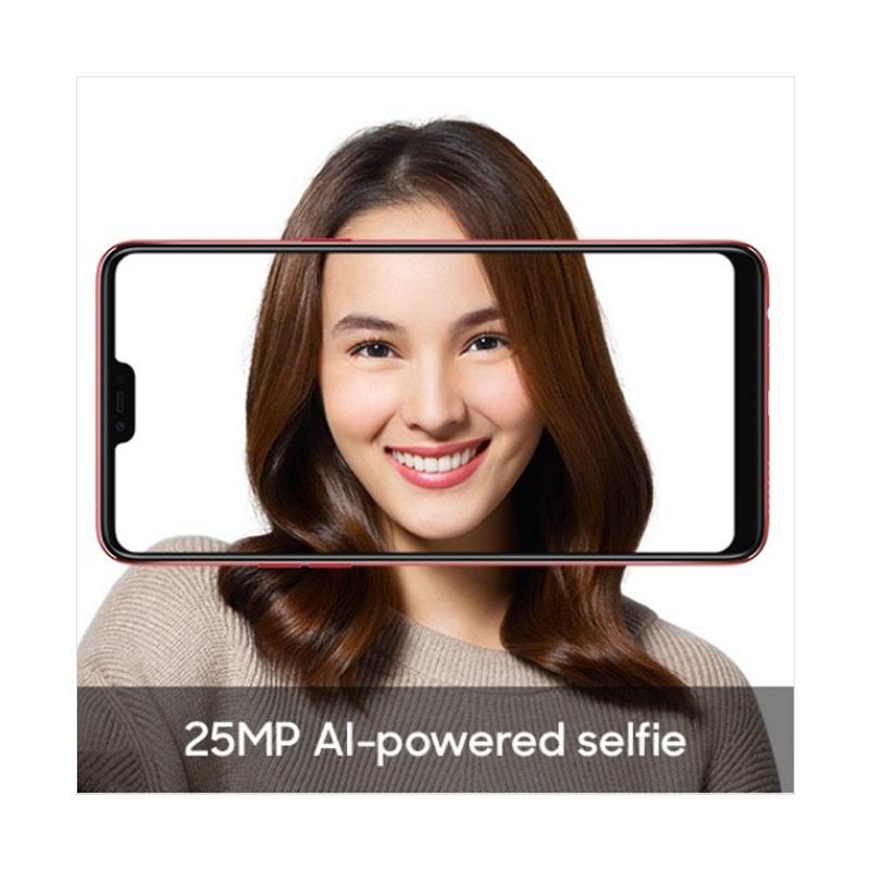 Jual OPPO F7 Pro Smartphone - Red [128GB/ 6GB] Online