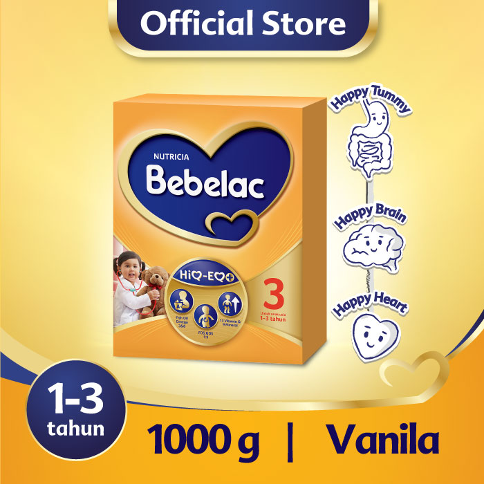 Jual Bebelac 3 Vanila Susu Pertumbuhan Bubuk 1000 Gr Terbaru Oktober 21 Harga Murah Kualitas Terjamin Blibli