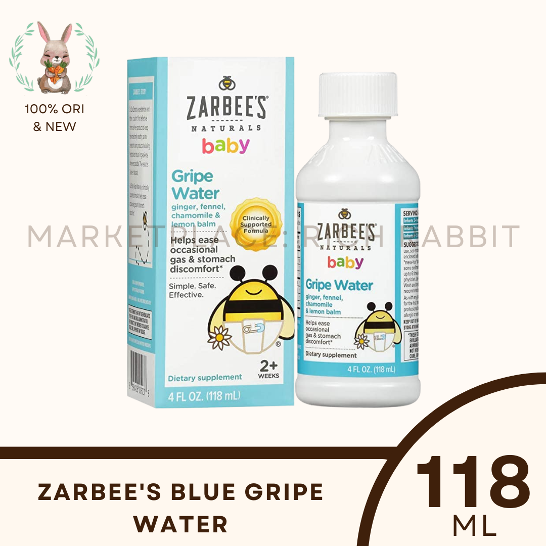 Jual Zarbee's Naturals Blue Gripe Water 4 fl oz 118 ML di Seller Rich