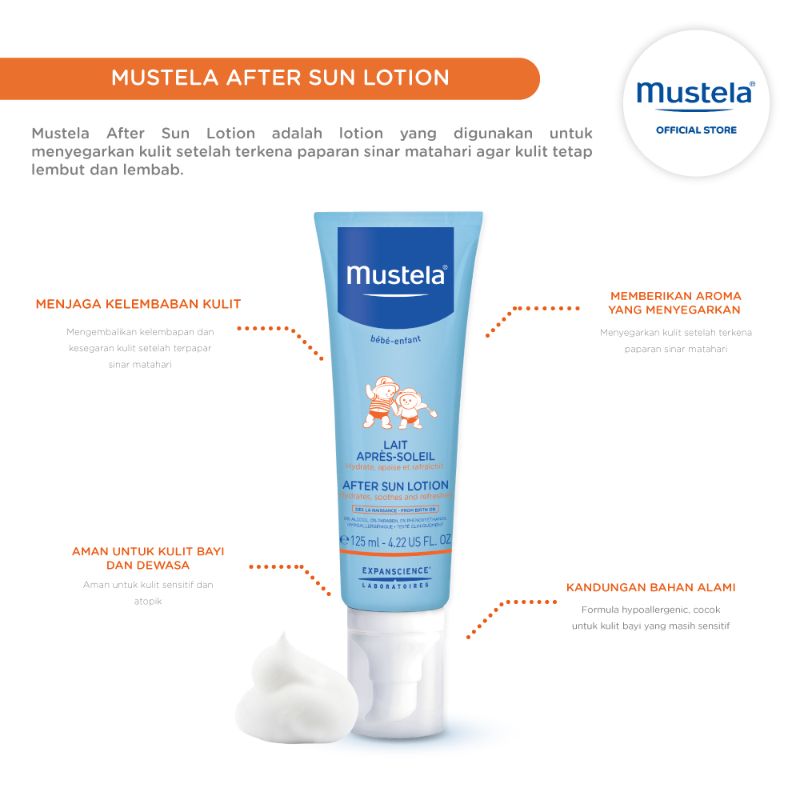Mustela after best sale sun