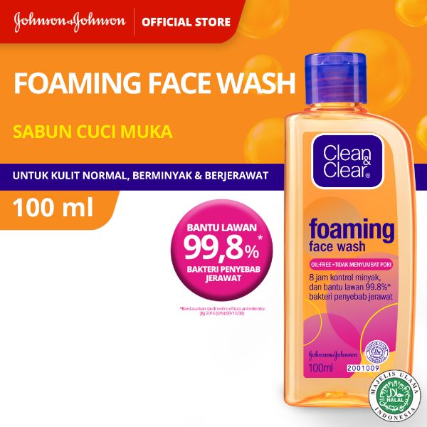 Jual Clean Clear Foaming Face Wash 100 Ml Murah Mei 2021 Blibli