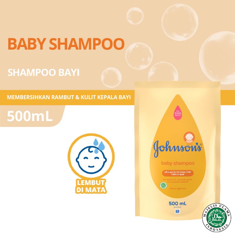 Jual Johnson's Gold Baby Shampoo Refill 500ml di Seller Farmers Market