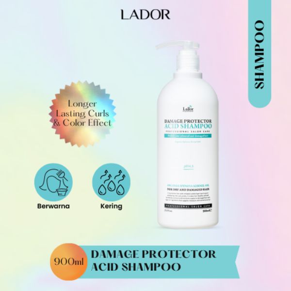 Promo Lador Damage Protector Acid Shampoo 900mL Diskon 10% di Seller ...