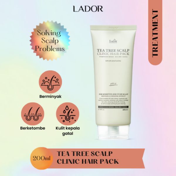 Jual Lador Teatree Scalp Clinic Hair Pack 200mL di Seller