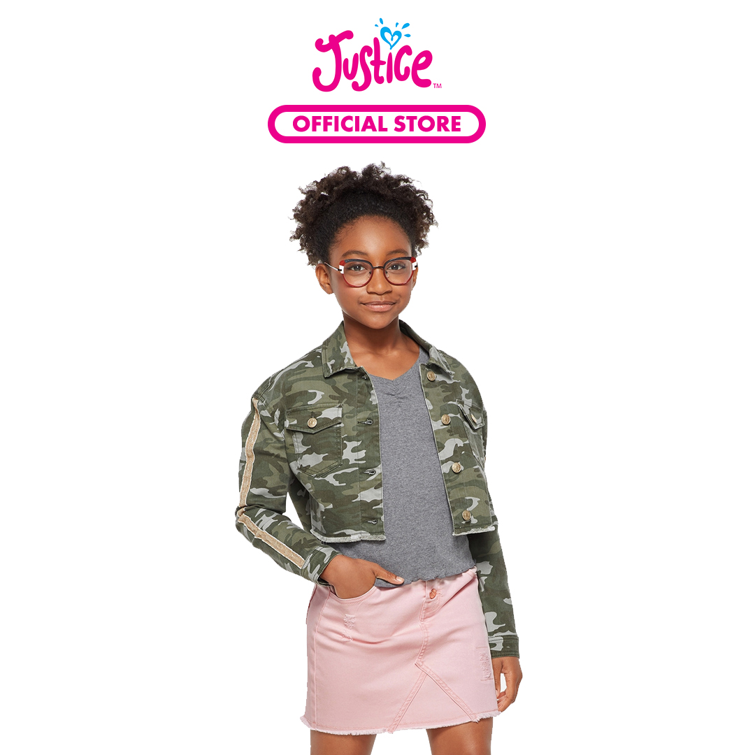 Justice discount camo jacket