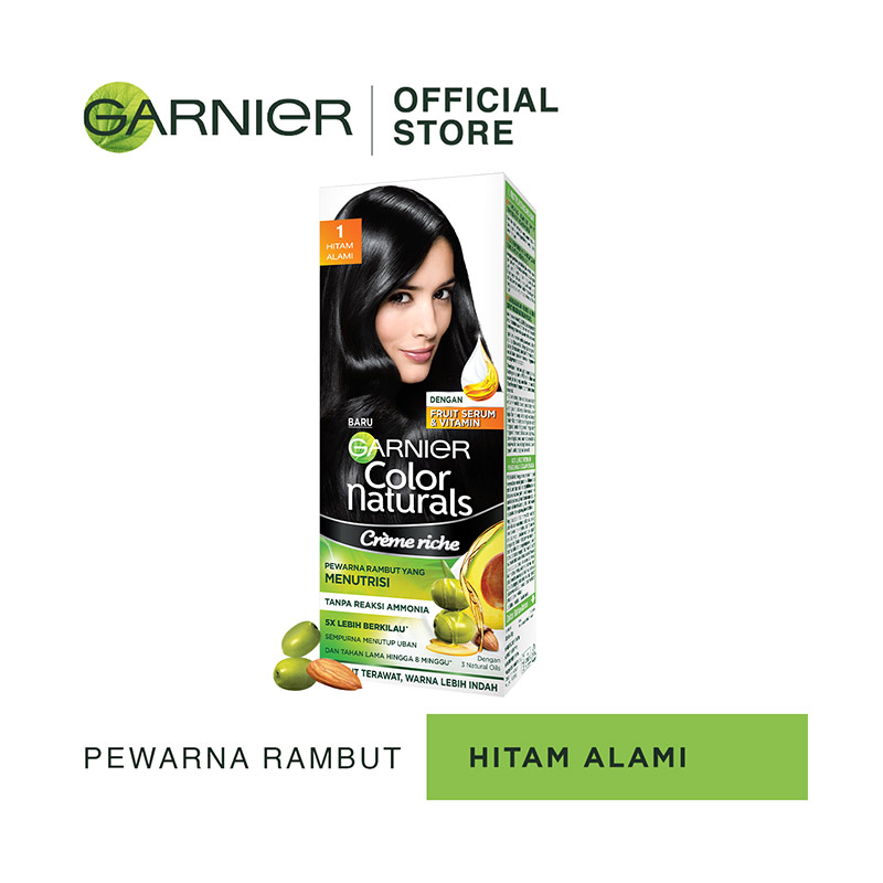 Jual Garnier Color Natural Hair Color 1 Natural Black Murah Maret 2020 Blibli Com
