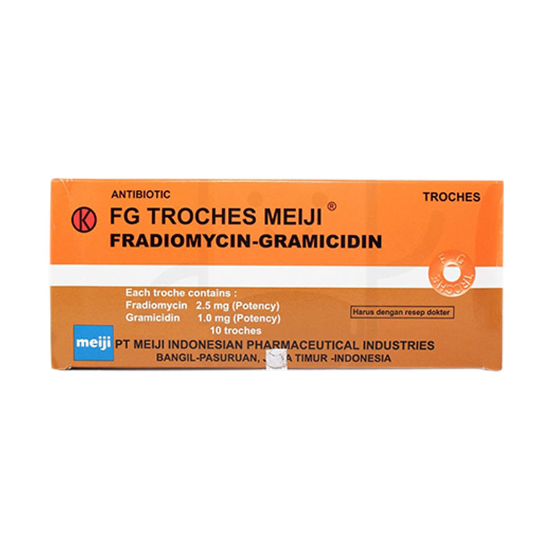 Jual Troches Fg Troches Obat Kesehatan 10 Tablet Strip Murah