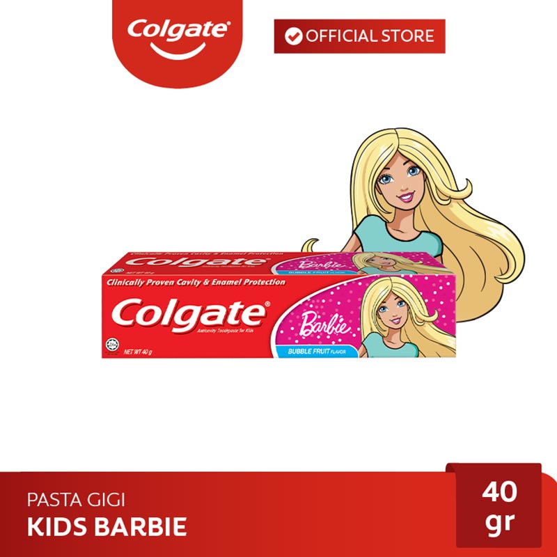 Jual Colgate Kids Barbie Toothpaste/Pasta Gigi [40 gr] di Seller ...
