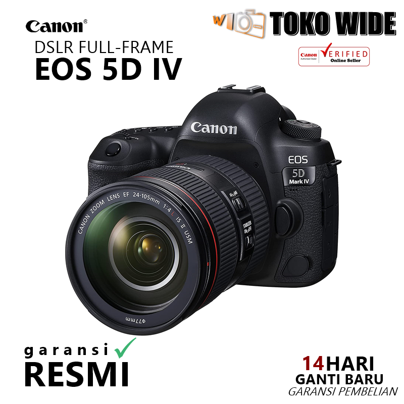 Promo [TOKO WIDE] CANON EOS 5D Mark IV KIT EF 24-105mm f/4L IS II USM ...