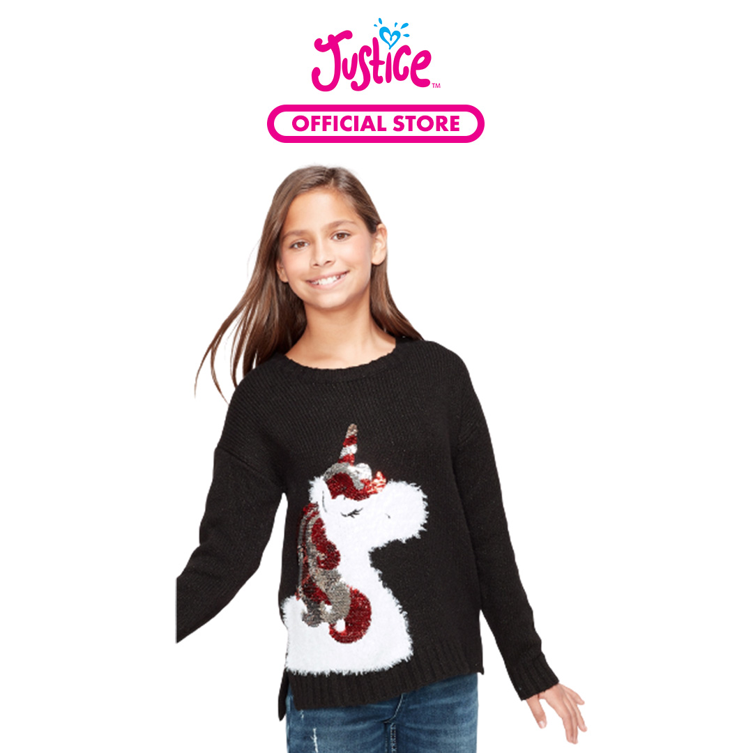 Justice unicorn sweater sale