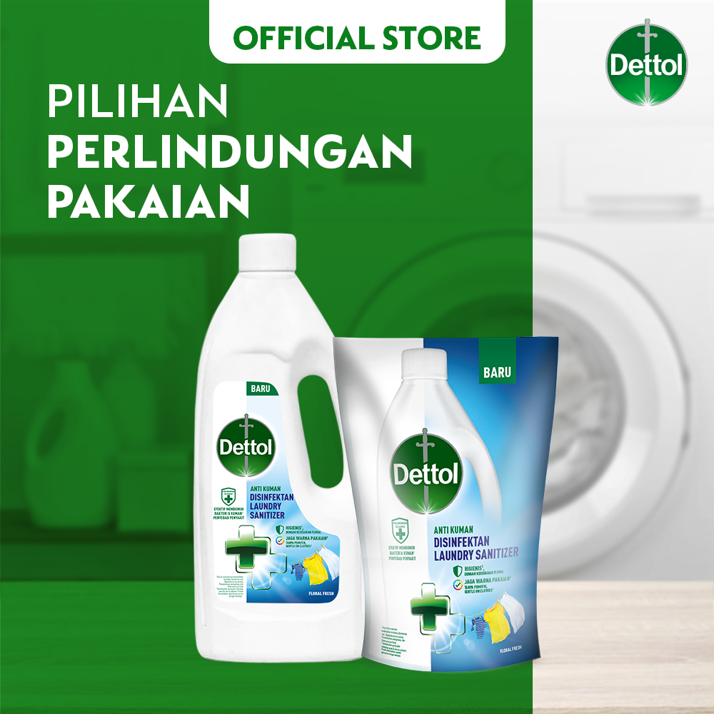 Jual Dettol Disinfectant Laundry Sanitizer Pembersih Pakaian [450 Ml