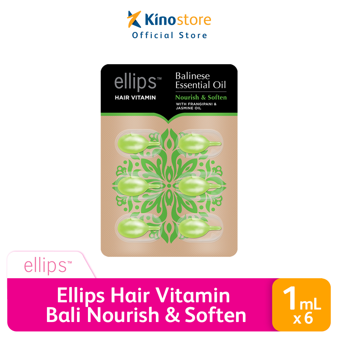 Jual Ellips Balinese Essential Oil Nourish & Soften Hair Vitamin [6 Capsule]  di Seller Kino Personal Care Official Store by Bliblimart - Slipi, Kota  Jakarta Barat | Blibli