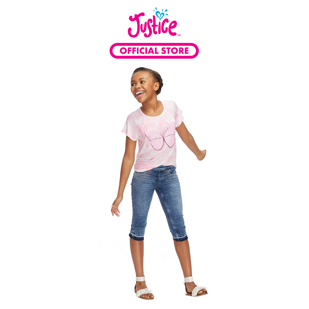Girls acid wash discount jeans