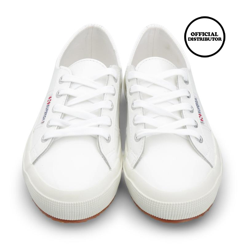 white shoes superga