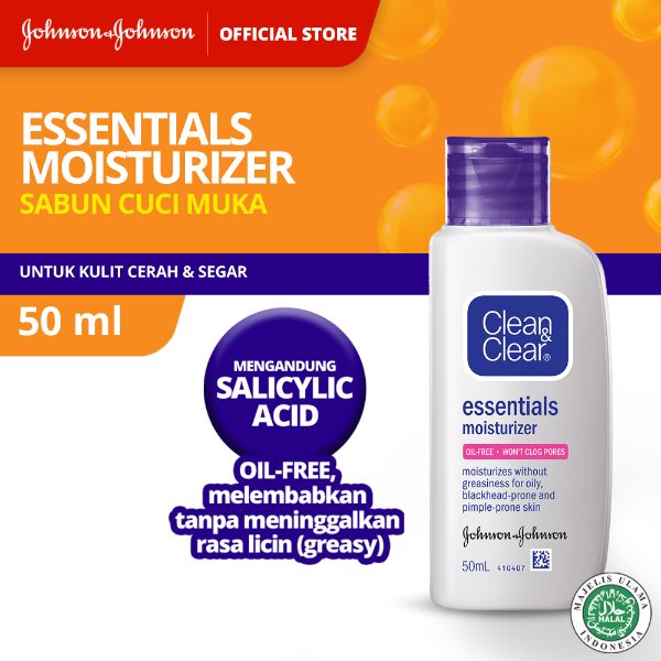 essentials moisturizer clean and clear