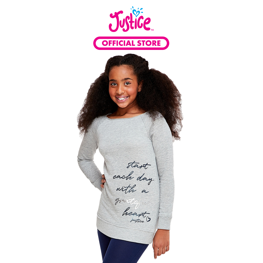 Girls tunic sweatshirt online