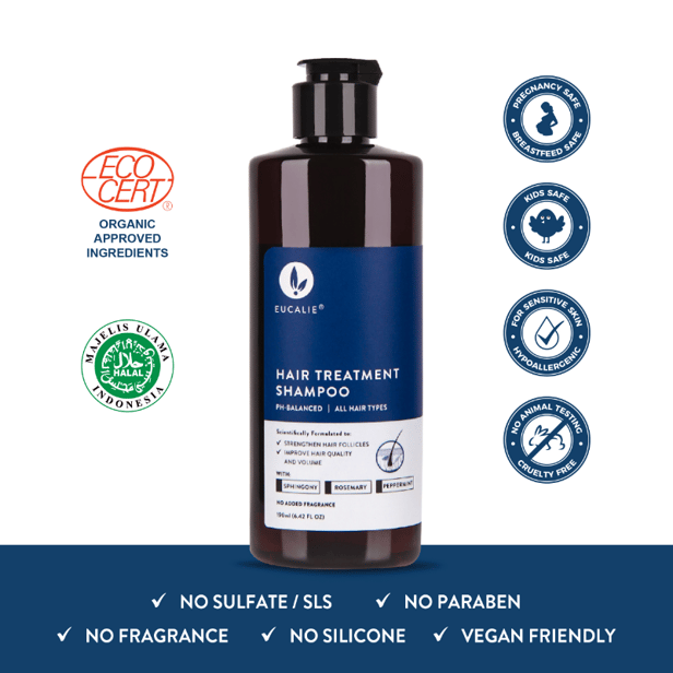 Promo Eucalie Organic Hair Growth/hair Loss Treatment Shampoo (rontok