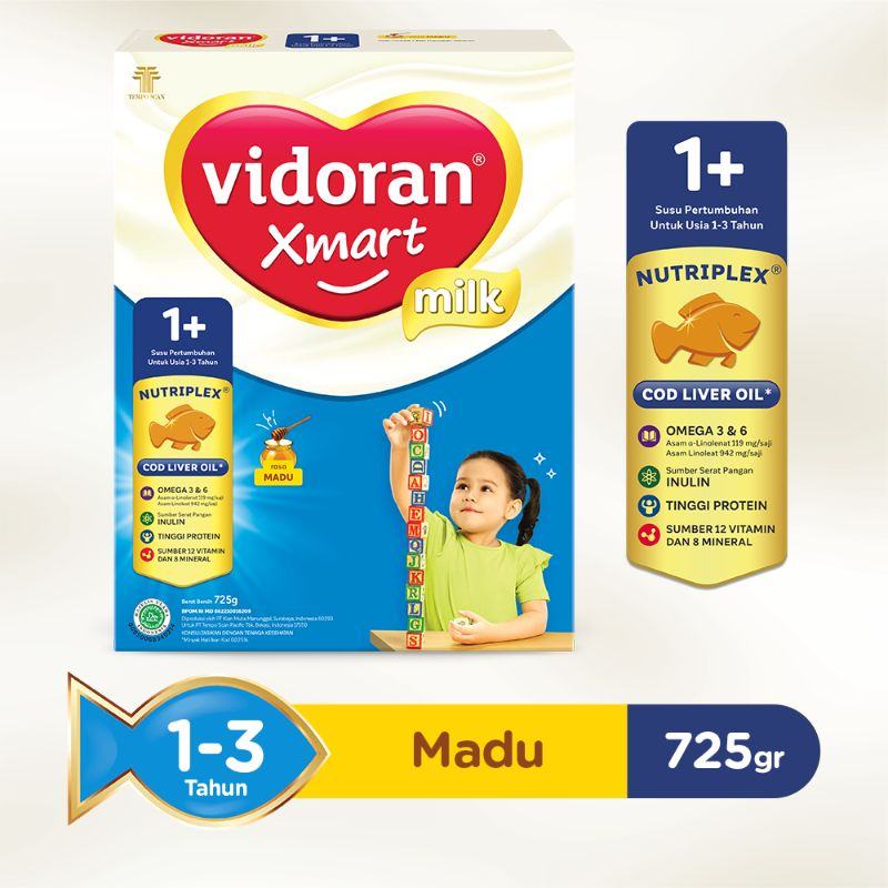 Jual Vidoran Xmart 1 Nutriplex Madu Susu Formula 725 G Online Oktober 2020 Blibli Com