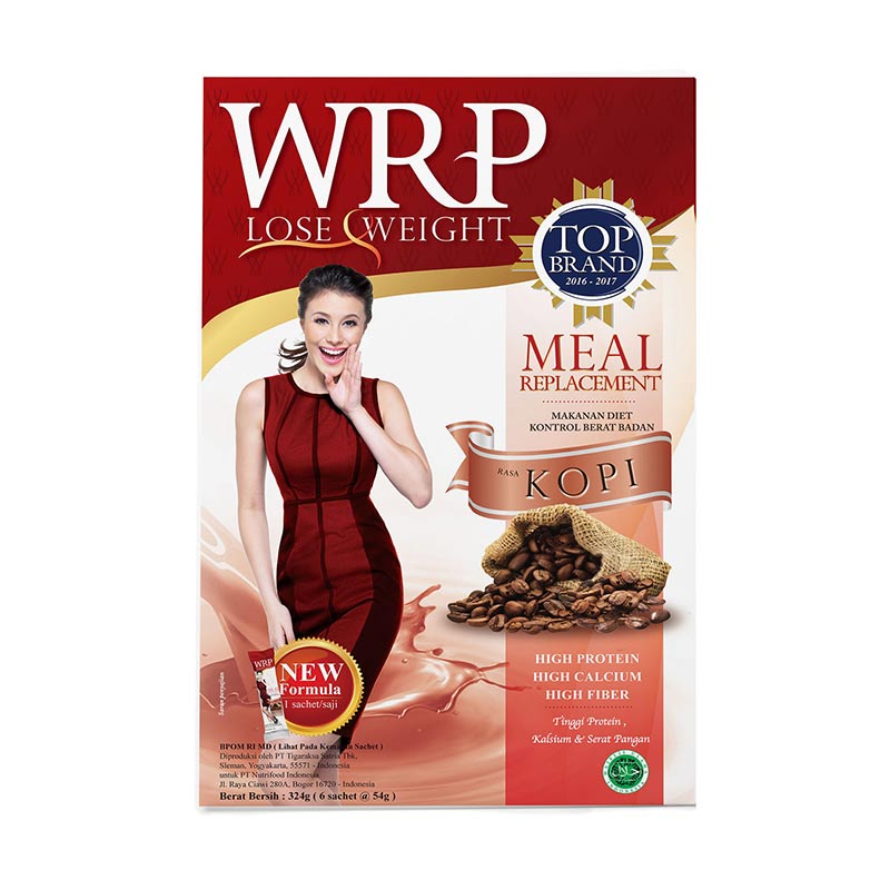 Jual WRP Meal Replacement Coffee Minuman Kesehatan[324 g/ 6 sachet] di