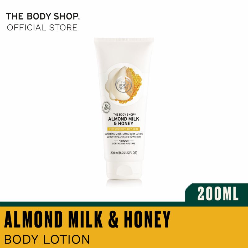 Jual The Body Shop Almond Milk&Honey Body Lotion [200 mL] di Seller All