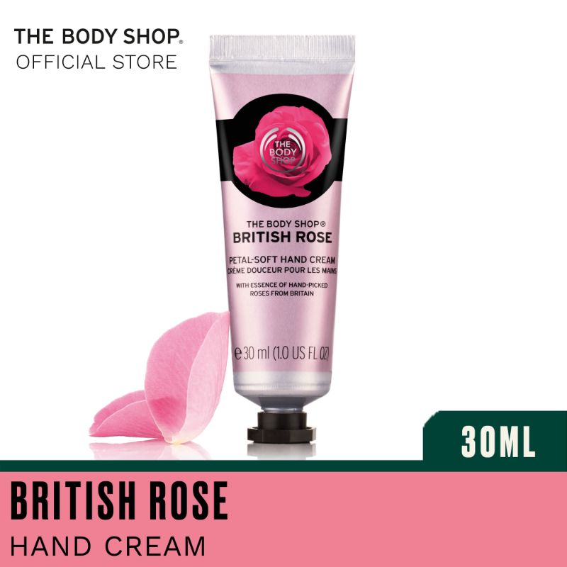 Jual The Body Shop Renobritish Rose Hand Cream [30 Ml] Di Seller Sprei