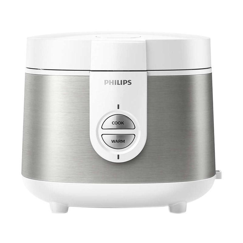 Jual Philips Rice Cooker / Penanak Nasi 1L Silver / Perak HD3126 Perak