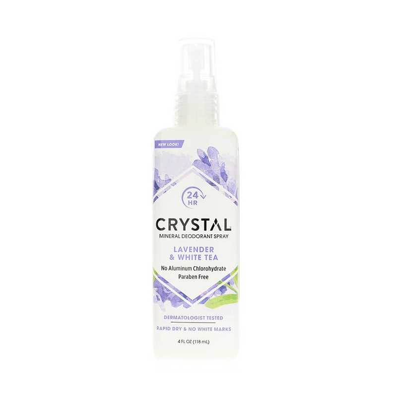 Promo Crystal Essence Deodorant Body Spray Lavender & White Tea [118