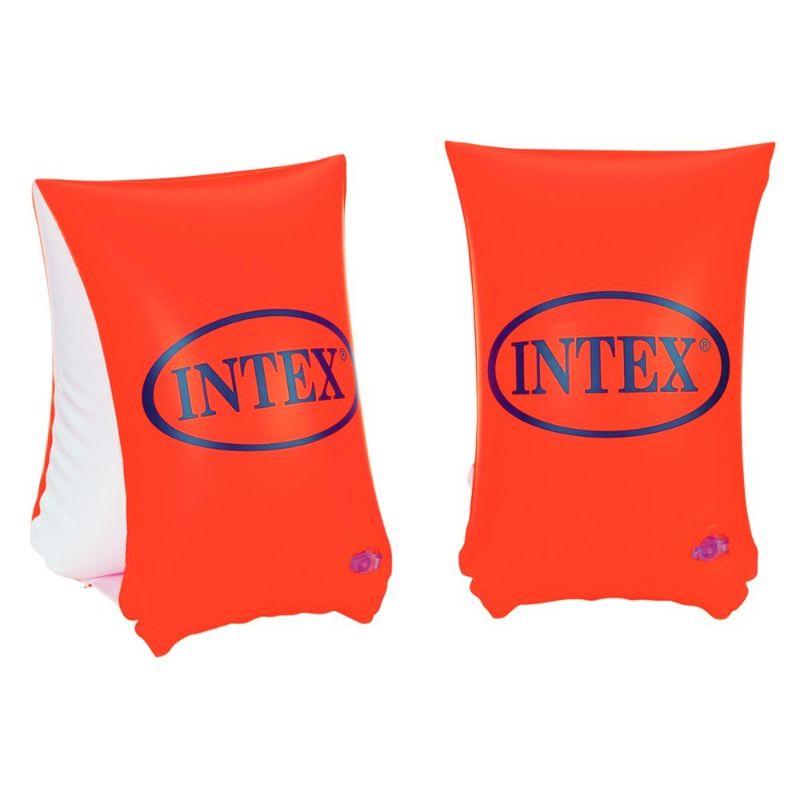 Brassards De Natation Intex Deluxe - 30x15cm - 2 Chambres à Air - Enfants 6-12 Ans