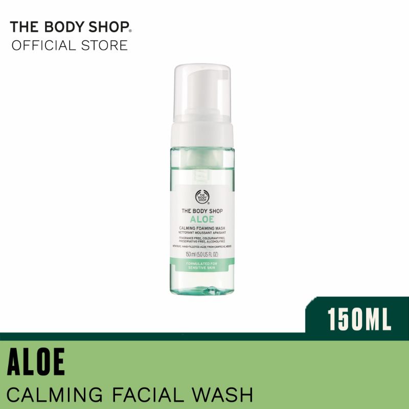 Jual The Body Shop Aloe Foaming Facial Wash [150 mL] di Seller ULY SHOP