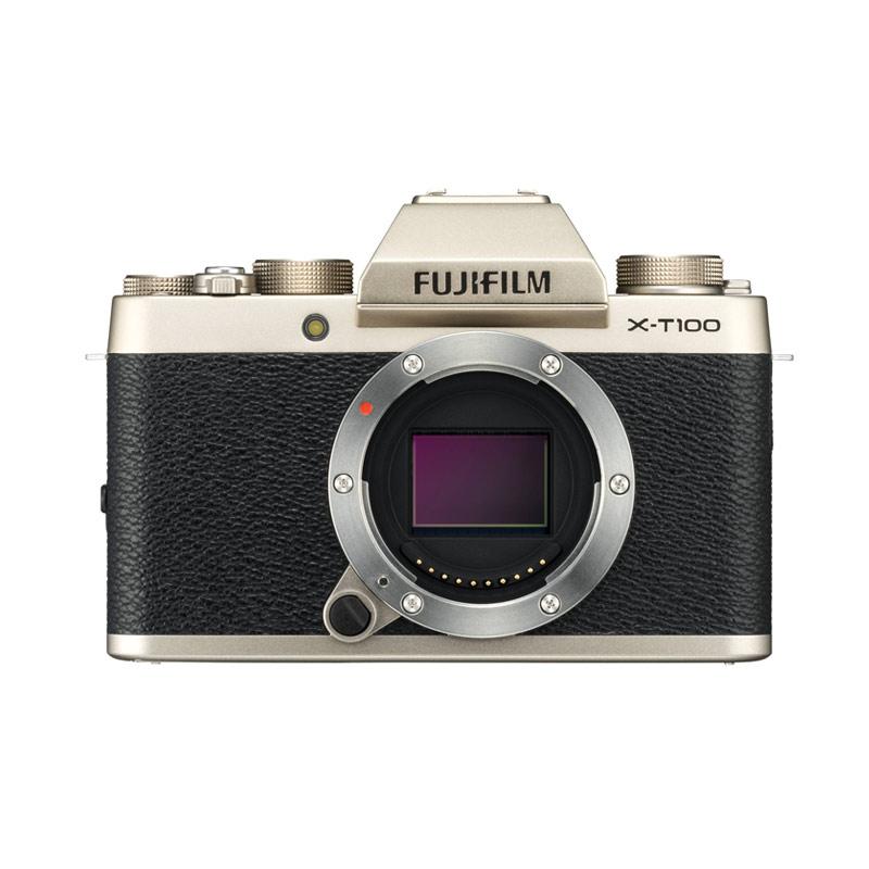 Jual JCC Fujifilm XT100 Kamera Mirrorless [Body Only] Gold di