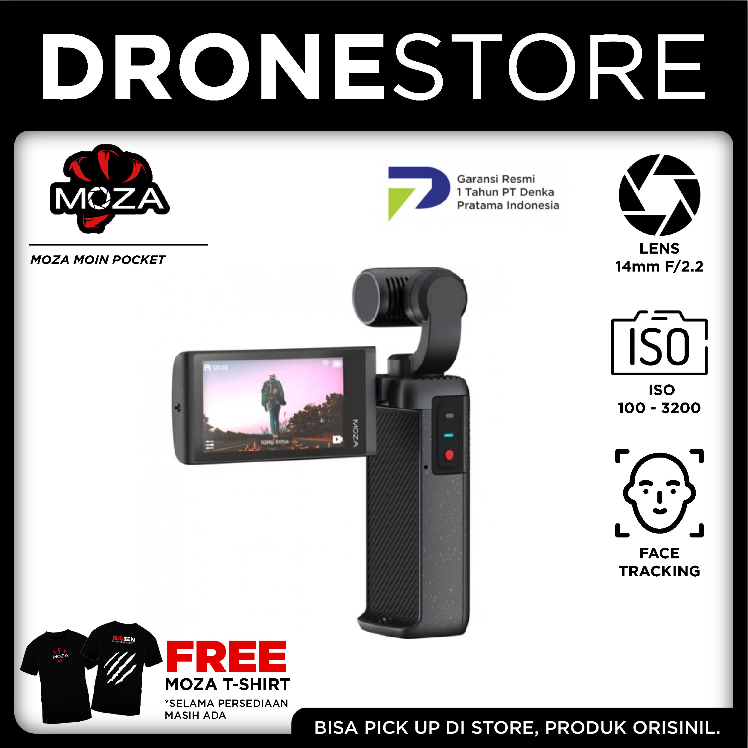 MOZA  MOIN CAMERA＋Extensional  Cover MOIN Camera | Gudsen MOZA