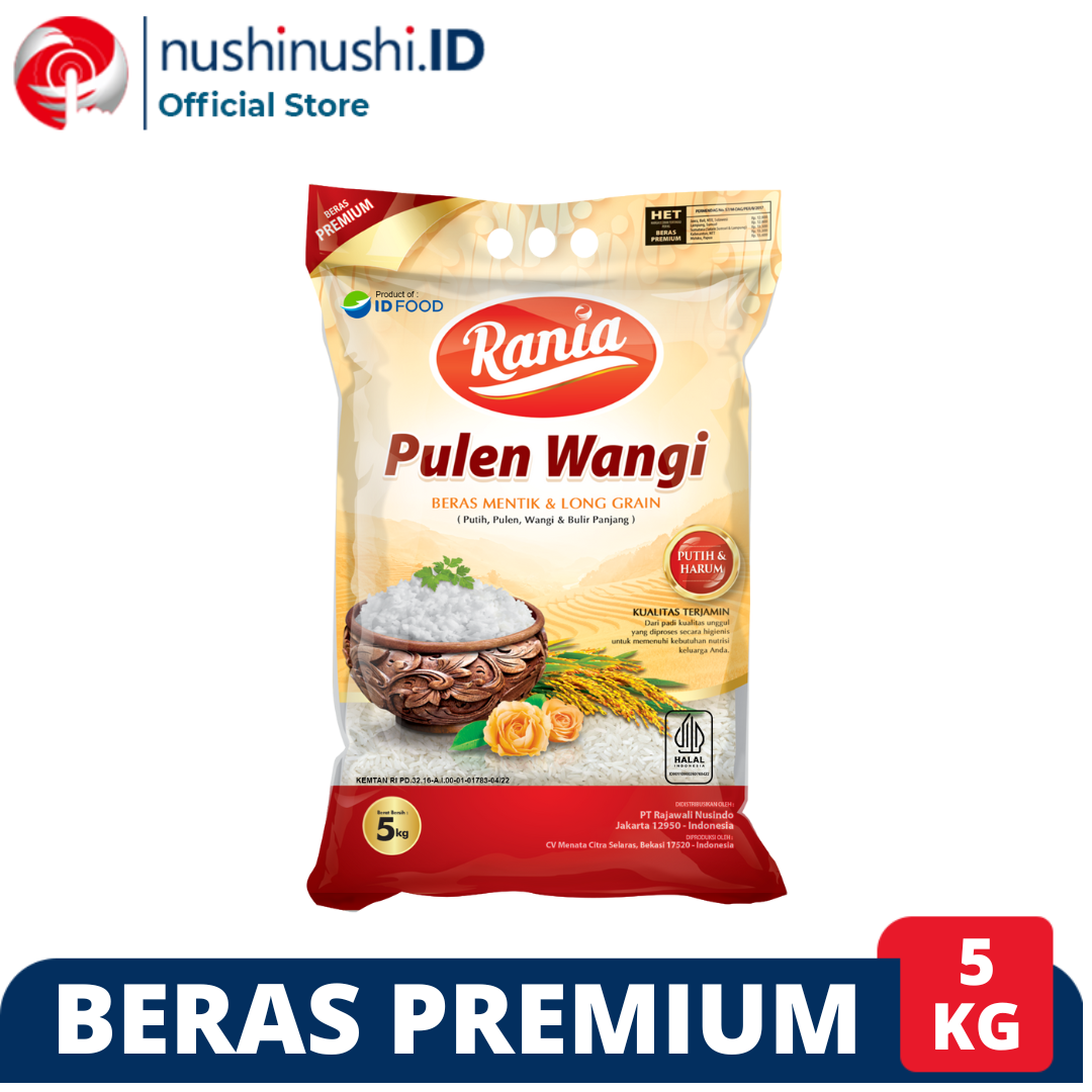 Jual Rania Beras Pulen Wangi [5 Kg] di Seller Nushinushi.id - PT ...