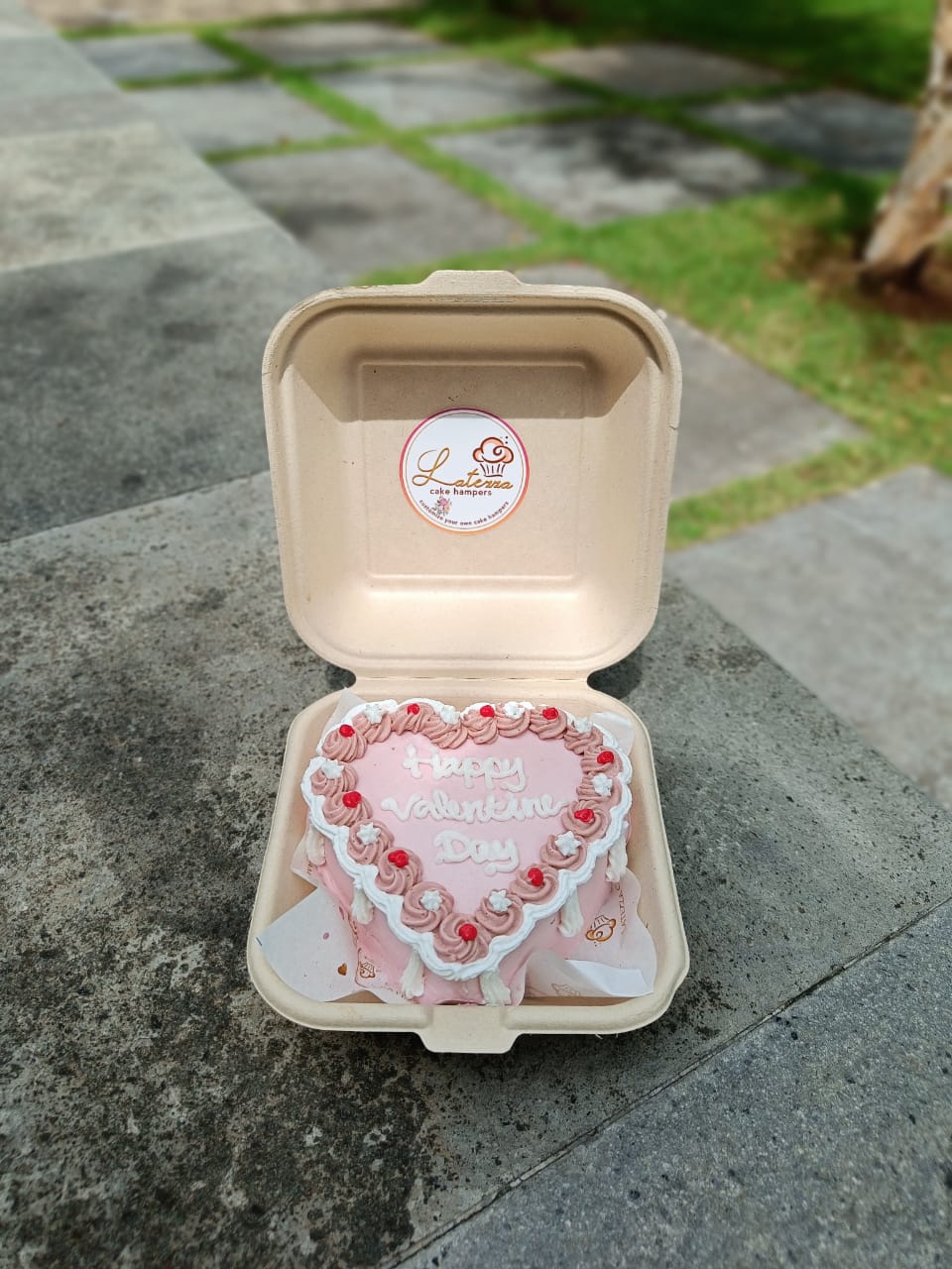 Jual Lunch Box kotak korean cake mini kue ultah kecil cake lunchbox di