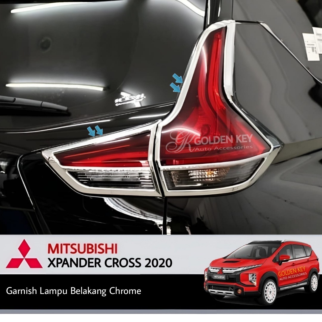 Jual Jsl Garnish Belakang Xpander Cross 2020 Tail Lamp Garnish Chrome