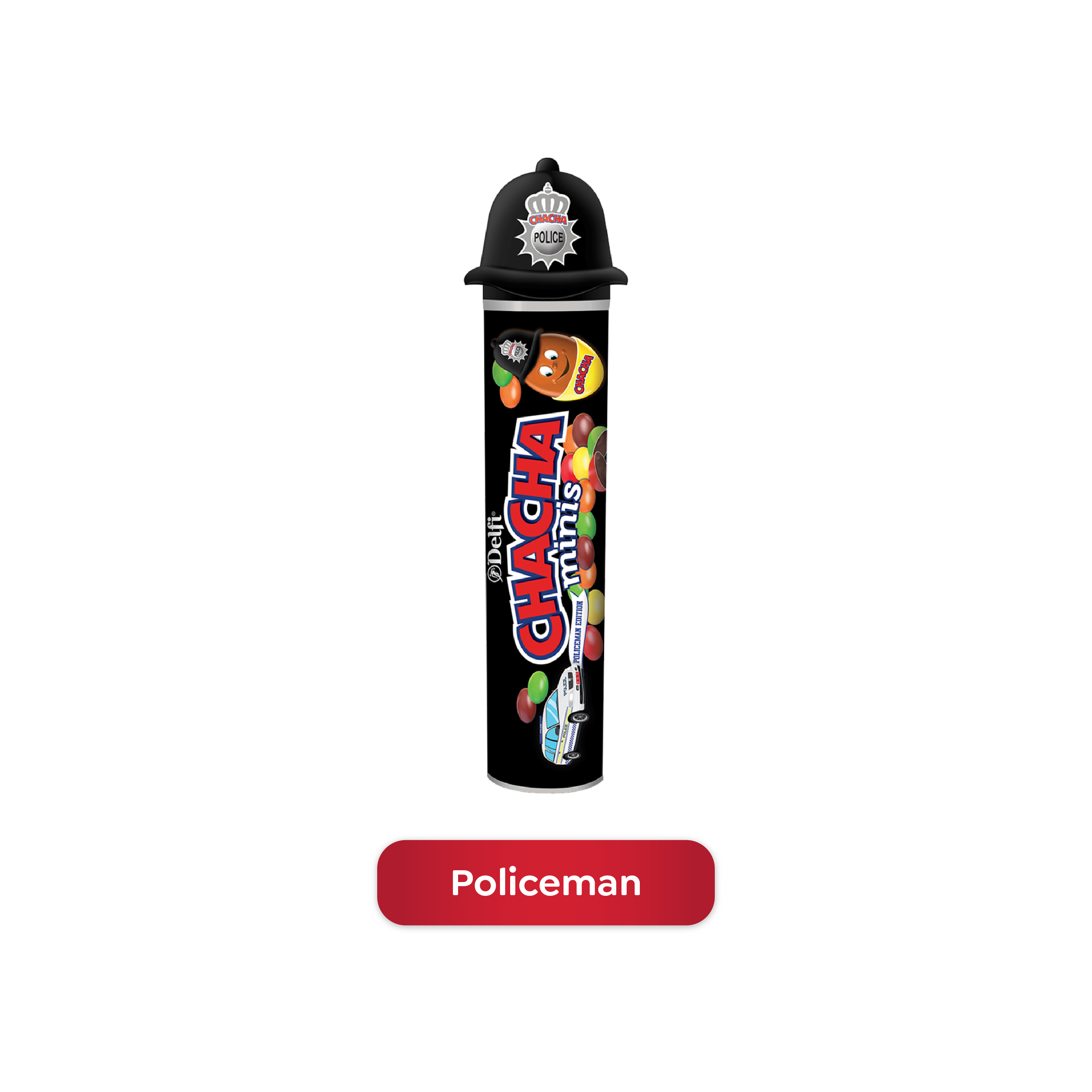 Promo Delfi Cha Cha Minis Tube Police 